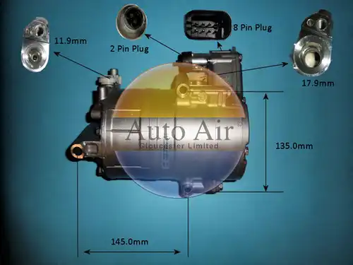 компресор за климатик AUTO AIR GLOUCESTER 14-0854