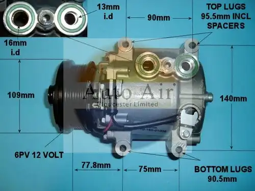 компресор за климатик AUTO AIR GLOUCESTER 14-1006