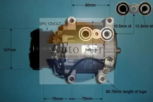 компресор за климатик AUTO AIR GLOUCESTER 14-1006P