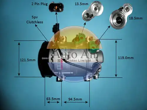 компресор за климатик AUTO AIR GLOUCESTER 14-1073