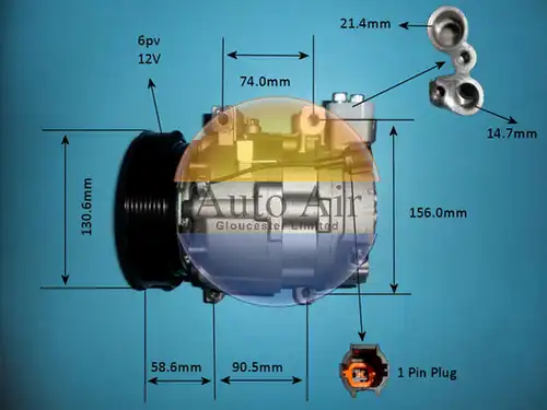 компресор за климатик AUTO AIR GLOUCESTER 14-1105P