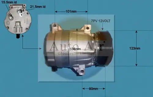 компресор за климатик AUTO AIR GLOUCESTER 14-1117