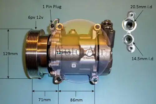 компресор за климатик AUTO AIR GLOUCESTER 14-1202P