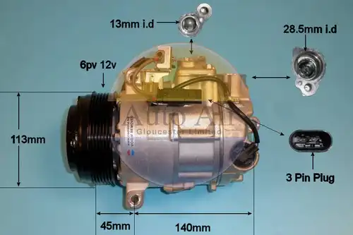 компресор за климатик AUTO AIR GLOUCESTER 14-1280P