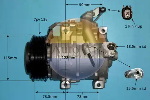 компресор за климатик AUTO AIR GLOUCESTER 14-1290