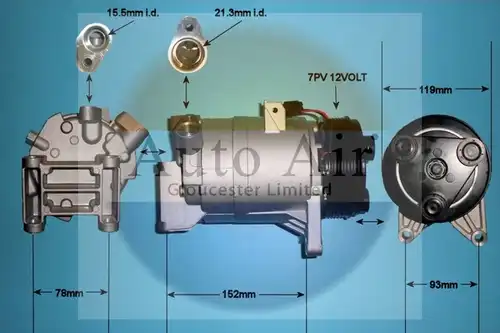 компресор за климатик AUTO AIR GLOUCESTER 14-1463P