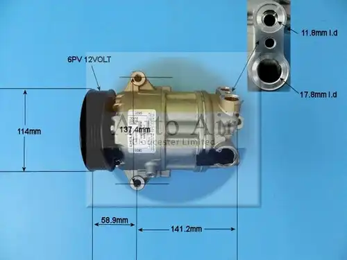 компресор за климатик AUTO AIR GLOUCESTER 14-1468