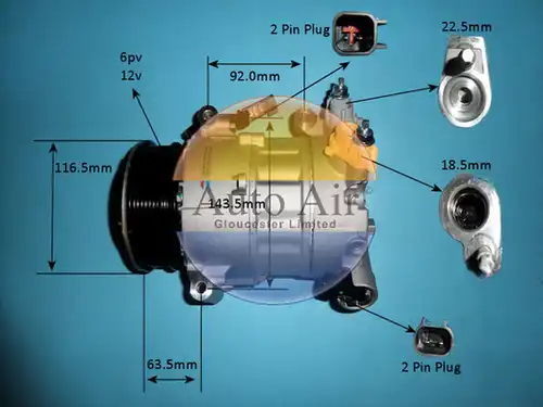 компресор за климатик AUTO AIR GLOUCESTER 14-1770P