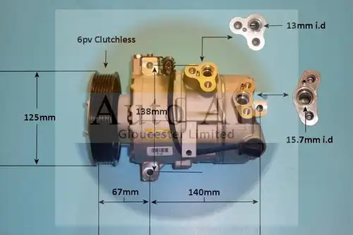 компресор за климатик AUTO AIR GLOUCESTER 14-1771