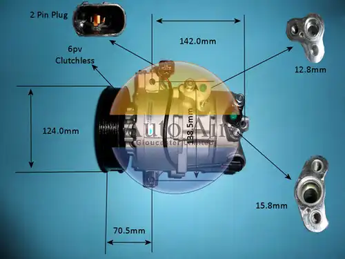 компресор за климатик AUTO AIR GLOUCESTER 14-1771P