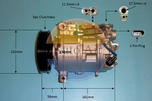 компресор за климатик AUTO AIR GLOUCESTER 14-1816p