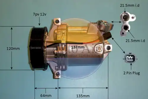 компресор за климатик AUTO AIR GLOUCESTER 14-1820p