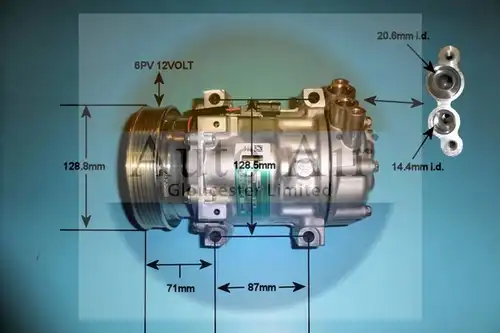 компресор за климатик AUTO AIR GLOUCESTER 14-1833