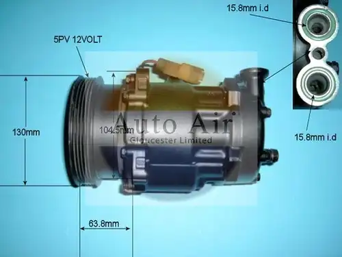 компресор за климатик AUTO AIR GLOUCESTER 14-1855R