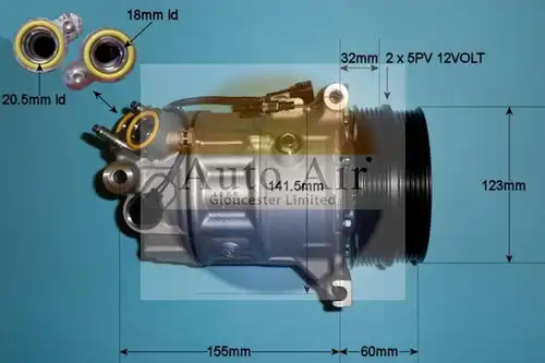 компресор за климатик AUTO AIR GLOUCESTER 14-2068