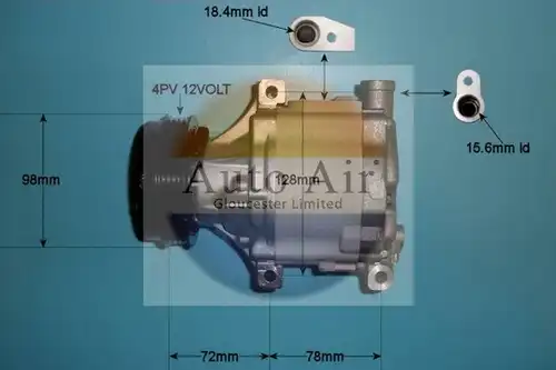 компресор за климатик AUTO AIR GLOUCESTER 14-2078