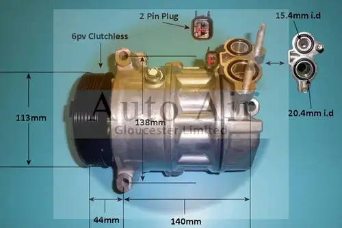 компресор за климатик AUTO AIR GLOUCESTER 14-2085P