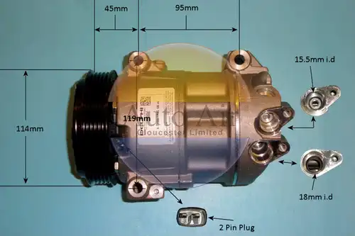 компресор за климатик AUTO AIR GLOUCESTER 14-7135