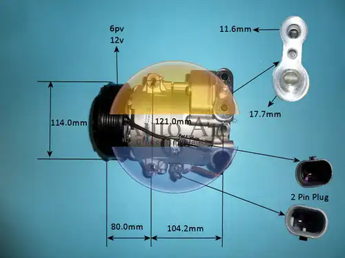 компресор за климатик AUTO AIR GLOUCESTER 14-7477p