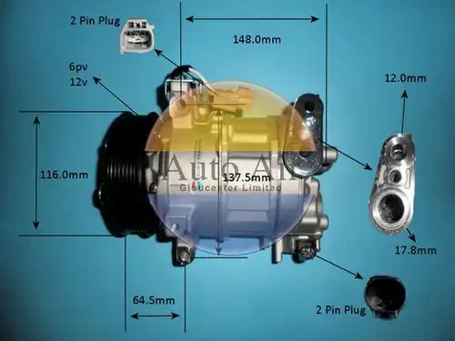 компресор за климатик AUTO AIR GLOUCESTER 14-8724P