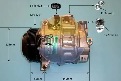 компресор за климатик AUTO AIR GLOUCESTER 14-9666