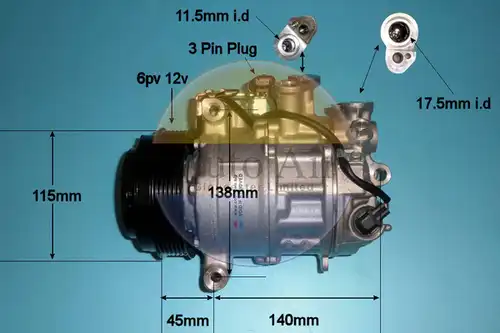 компресор за климатик AUTO AIR GLOUCESTER 14-9667P