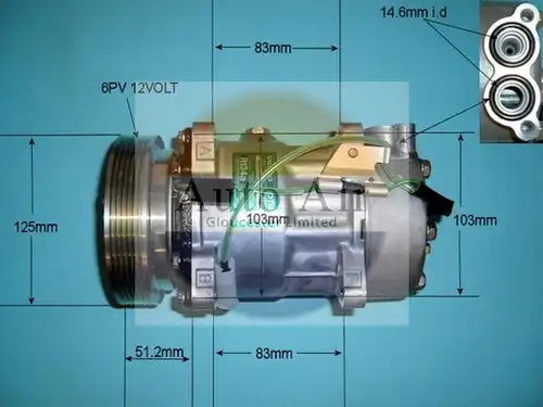 компресор за климатик AUTO AIR GLOUCESTER 14-9686