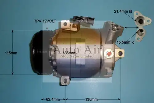 компресор за климатик AUTO AIR GLOUCESTER 14-9731P