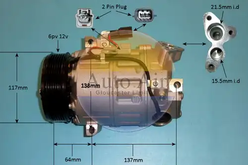 компресор за климатик AUTO AIR GLOUCESTER 14-9732P