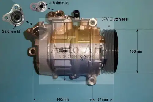 компресор за климатик AUTO AIR GLOUCESTER 14-9752