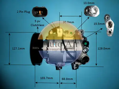 компресор за климатик AUTO AIR GLOUCESTER 14-9775p