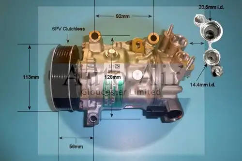 компресор за климатик AUTO AIR GLOUCESTER 14-9784