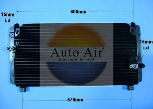 кондензатор, климатизация AUTO AIR GLOUCESTER 16-1017