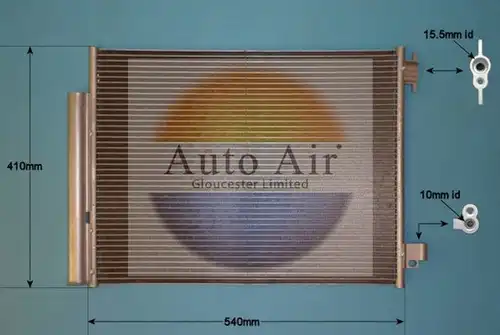 кондензатор, климатизация AUTO AIR GLOUCESTER 16-1995