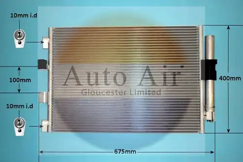 кондензатор, климатизация AUTO AIR GLOUCESTER 16-9127