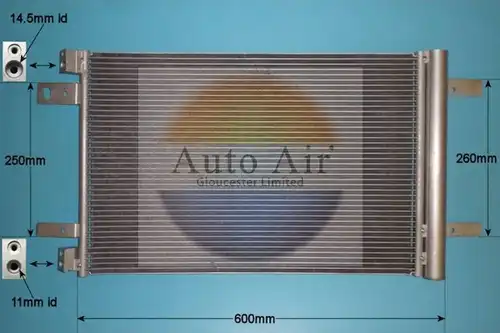 кондензатор, климатизация AUTO AIR GLOUCESTER 16-9632