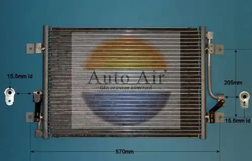 кондензатор, климатизация AUTO AIR GLOUCESTER 16-9790