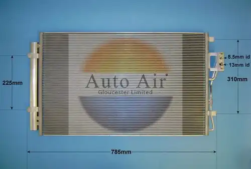 кондензатор, климатизация AUTO AIR GLOUCESTER 16-9974