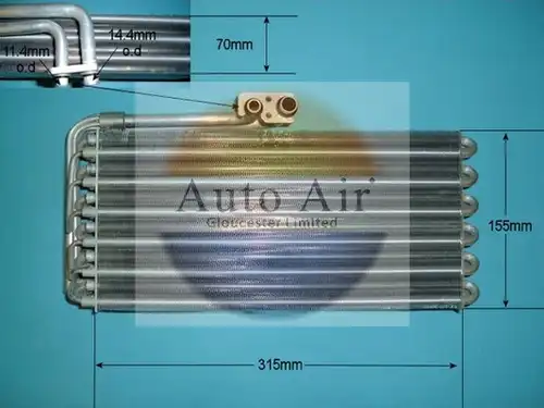 изпарител, климатична система AUTO AIR GLOUCESTER 21-0002