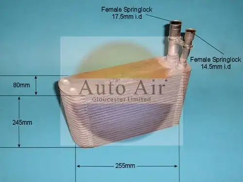 изпарител, климатична система AUTO AIR GLOUCESTER 21-0093A