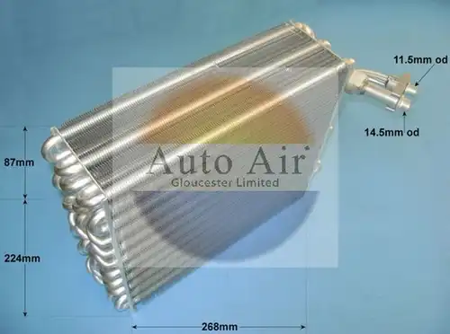 изпарител, климатична система AUTO AIR GLOUCESTER 21-5608