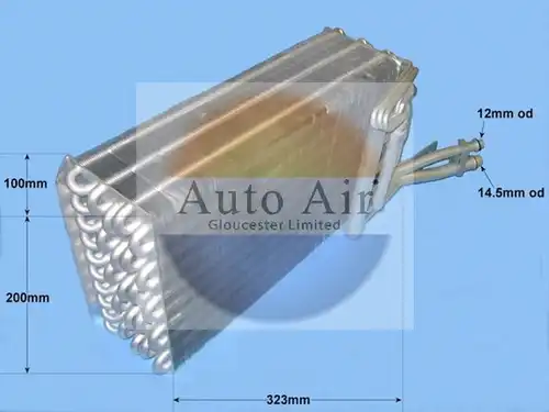 изпарител, климатична система AUTO AIR GLOUCESTER 21-5614