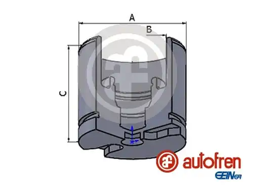 бутало, спирачен апарат AUTOFREN SEINSA D025256