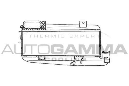 интеркулер (охладител за въздуха на турбината) AUTOGAMMA 101484