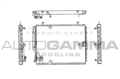 кондензатор, климатизация AUTOGAMMA 101570