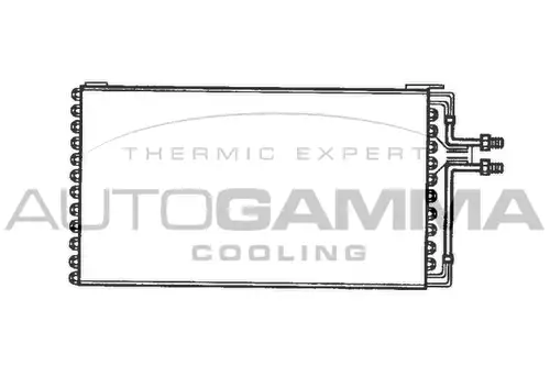 кондензатор, климатизация AUTOGAMMA 101576