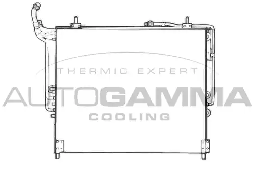 кондензатор, климатизация AUTOGAMMA 101579