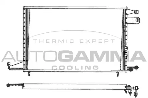 кондензатор, климатизация AUTOGAMMA 101718