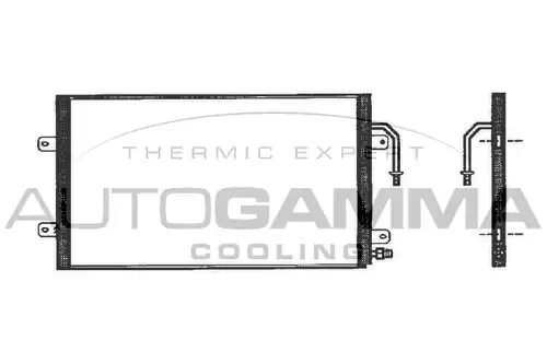 кондензатор, климатизация AUTOGAMMA 101746