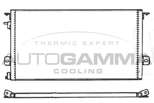 кондензатор, климатизация AUTOGAMMA 101747